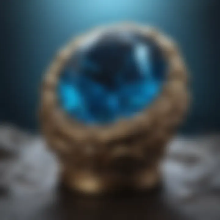 Radiant Azure Gemstone