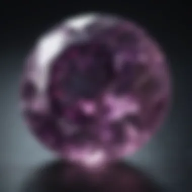 Radiant Elegance - Purple Gemstone