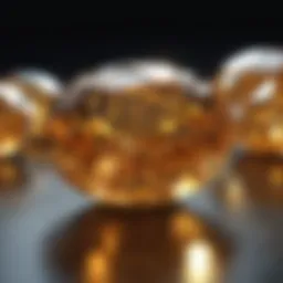 Radiant Golden Topaz Gemstone