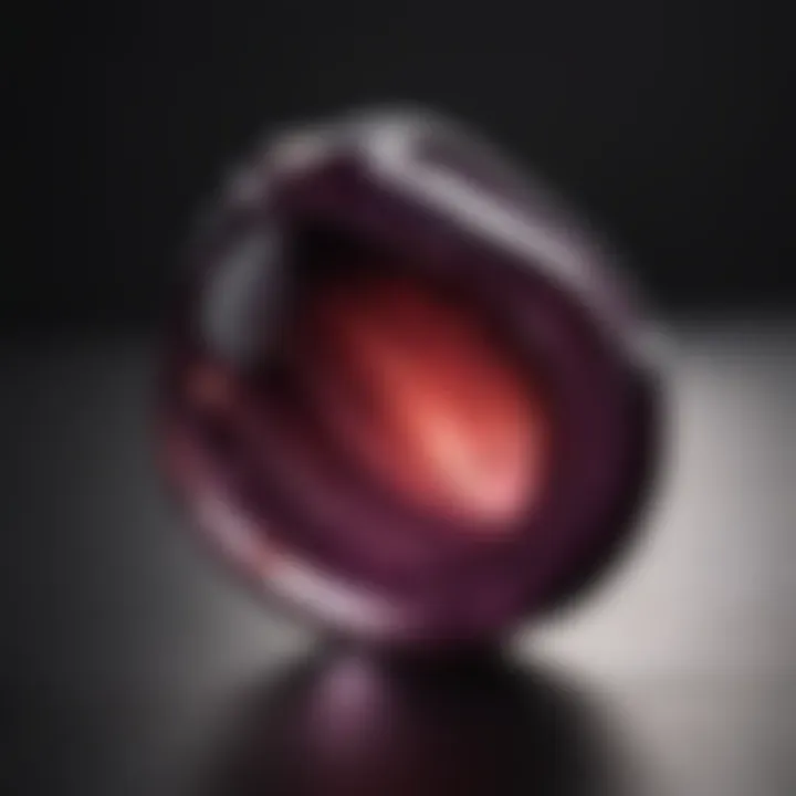 Radiant Plum Glass Treasure