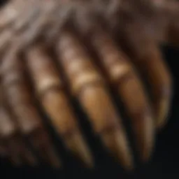 Majestic Raptor Claw showcasing intricate details