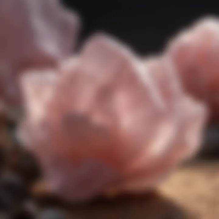 Raw Rose Quartz with Inclusions
