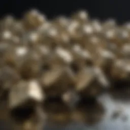 Shimmering Pyrite Crystals