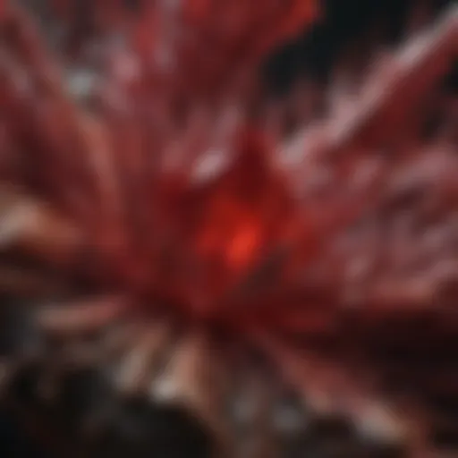 Red Crystal Formation