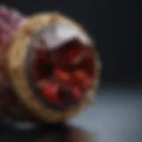 Deep Red Garnet Gemstone
