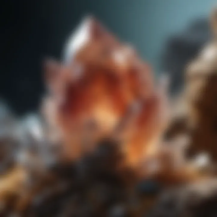 Crystal Formation Macro Shot