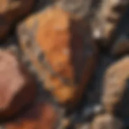 Rough Rock Surface under Microscope