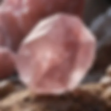 Rose Quartz Formation in Natural Environment