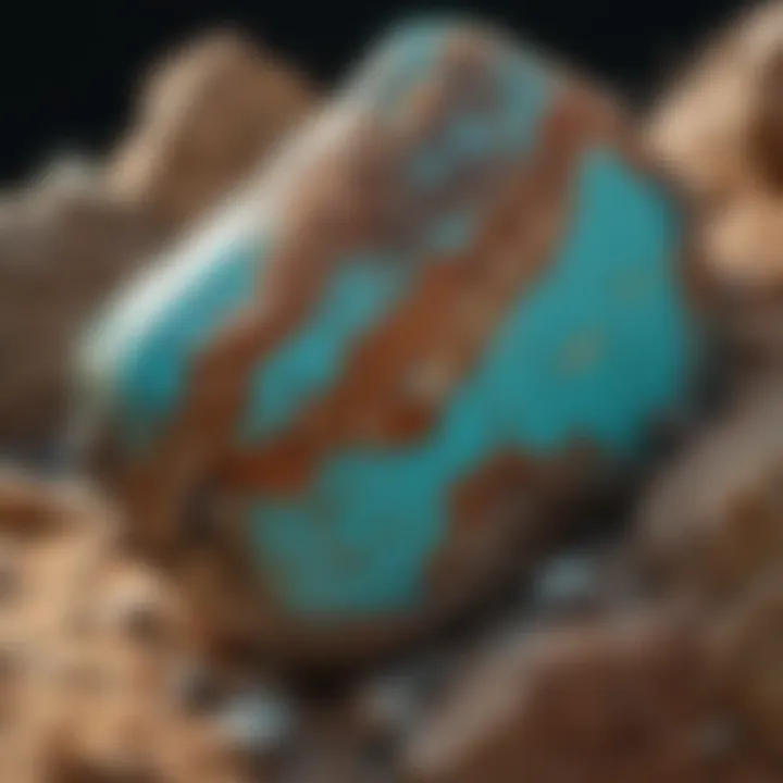 Royston Turquoise Rough Formation