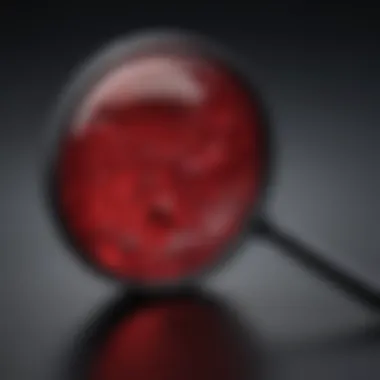 Ruby Analysis using Jeweller's Magnifier
