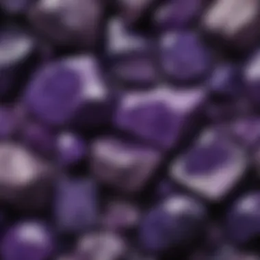 Deep purple hues of Russian Charoite gemstone