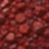 Scarlet Splendor of Cinnabar Mineral