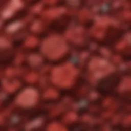 Scarlet Splendor of Cinnabar Mineral