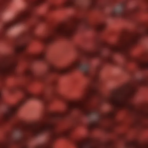 Scarlet Splendor of Cinnabar Mineral
