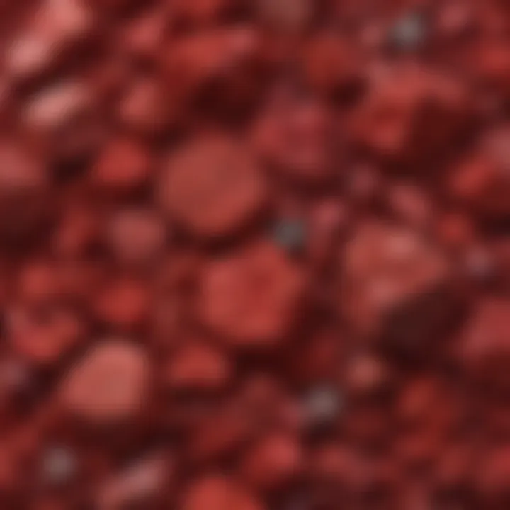 Scarlet Splendor of Cinnabar Mineral