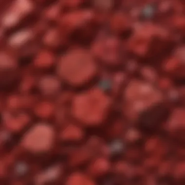 Scarlet Splendor of Cinnabar Mineral Scarlet Splendor of Cinnabar Mineral