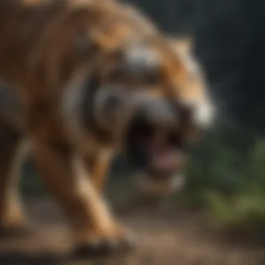 Fearsome Saber-Toothed Tiger