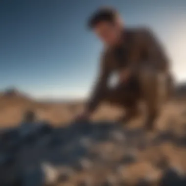 Scientist Studying Campo del Cielo Meteorite