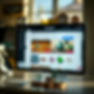 Exploring Online Sales Platforms for Tourmaline A digital screen displaying an online marketplace for selling tourmaline, illustrating e-commerce opportunities.