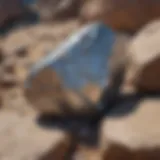 Shimmering Geological Formation