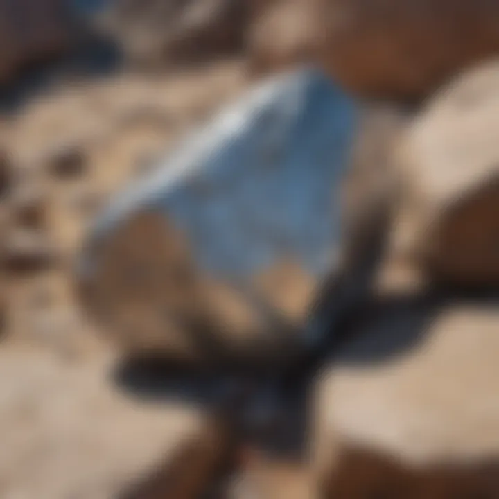 Shimmering Geological Formation