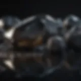Shimmering Obsidian Reflections