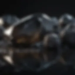 Shimmering Obsidian Reflections