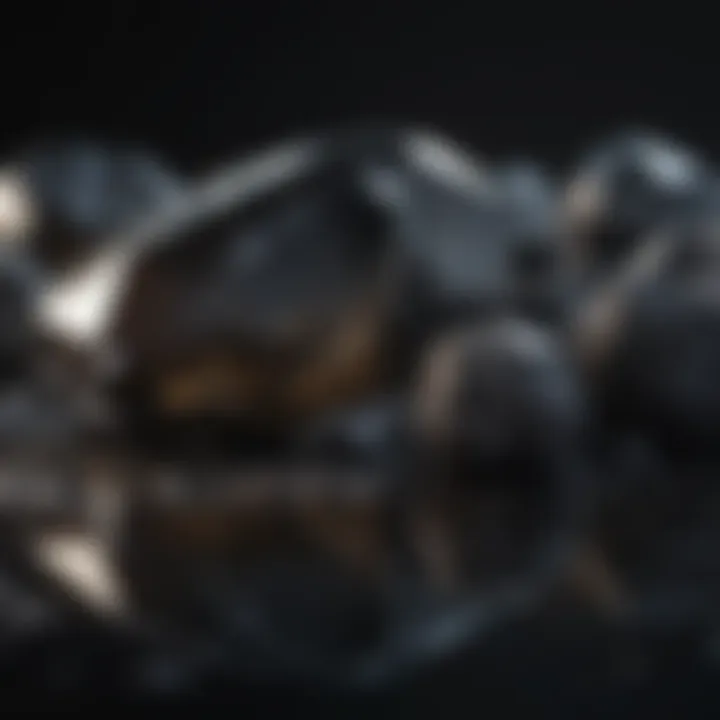 Shimmering Obsidian Reflections