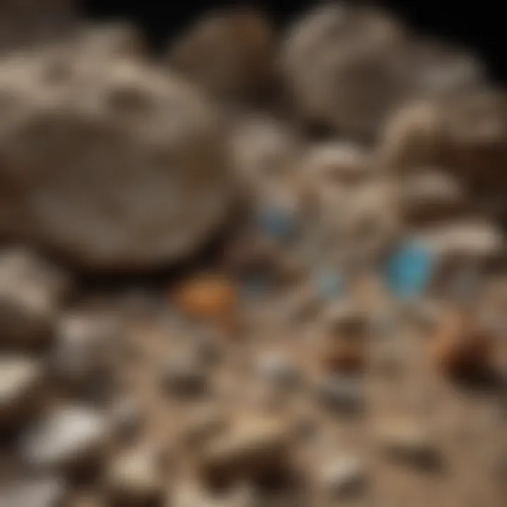 Rock and fossil collection enhanced by short wave UV mineral light