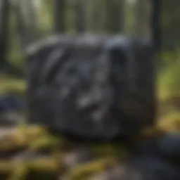 A natural shungite formation in a pristine Karelian forest