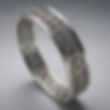 Intricate design of sterling silver bracelet showcasing soldering skills