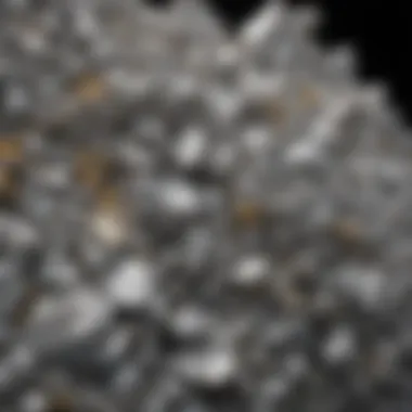 The Unrefined Beauty of Silver Ore Precious Metal in Natural Form