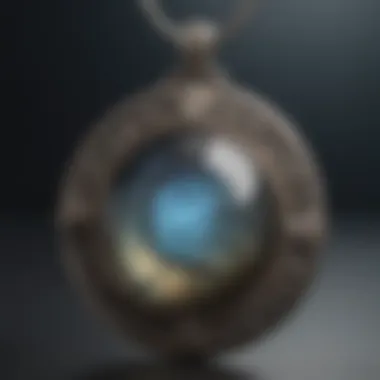 Craftsmanship of Silver Setting with Labradorite