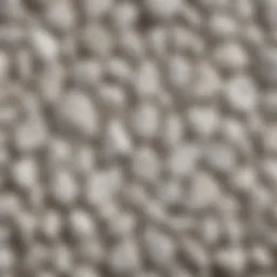 A collection of smooth white rocks showcasing various textures and shapes