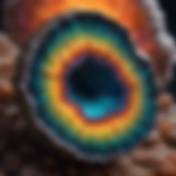 Mystical Aurora Borealis Geode
