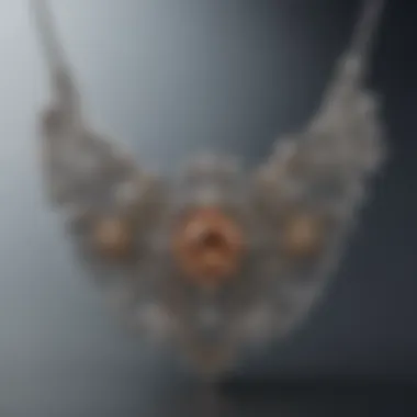 Elegant sterling silver necklace with intricate solder work