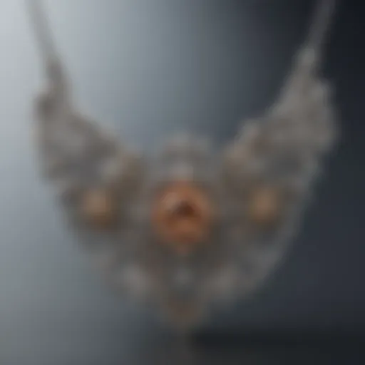 Elegant sterling silver necklace with intricate solder work