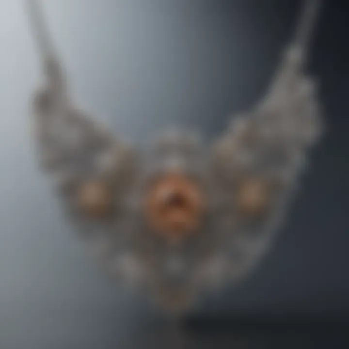 Elegant sterling silver necklace with intricate solder work