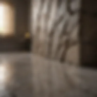 Stylish stone surfaces in a modern setting