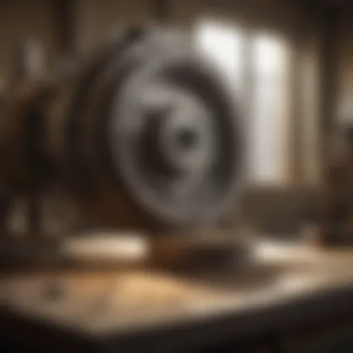 Stone polishing machine in action