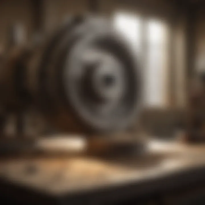 Stone polishing machine in action