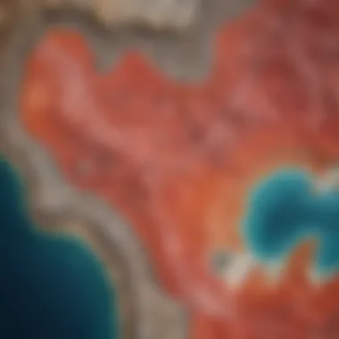 A geological map showcasing the locations where rhodochrosite is commonly found around the world.