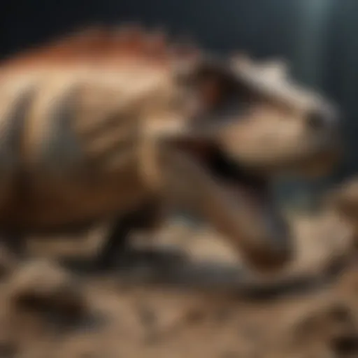 Illustration of newly discovered dinosaur fossils