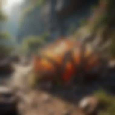 A vibrant visualization of prehistoric ecosystems