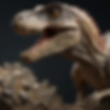 Velociraptor Fossil Collection A collection of velociraptor fossils displayed as collectibles