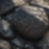 A stunning close-up of an iron meteorite showcasing its unique texture and metallic luster.