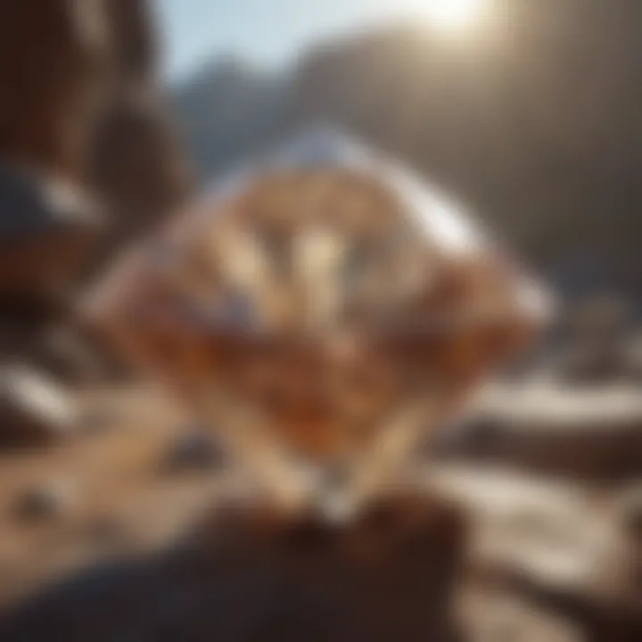 Geological settings where natural diamonds are formed