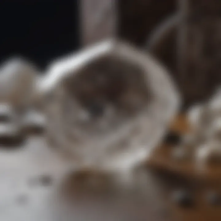 Quartz used in high-tech devices demonstrating its importance in electronics.