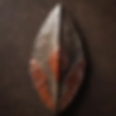 Finely Crafted Arrowhead Close-up of a finely crafted arrowhead