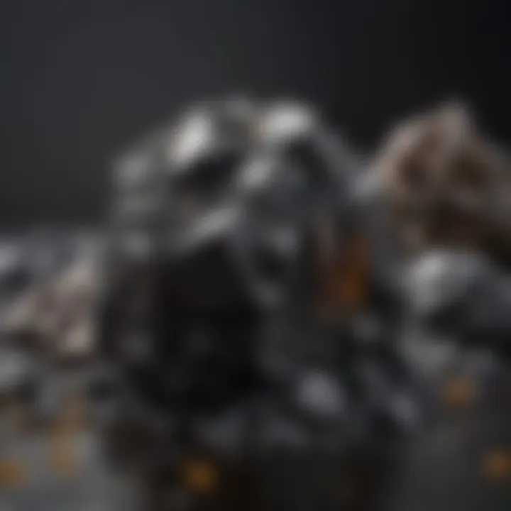 An infographic illustrating the mineral composition of shungite